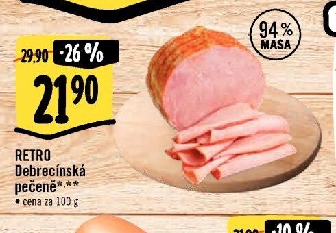 RETRO Debrecínská pečeně