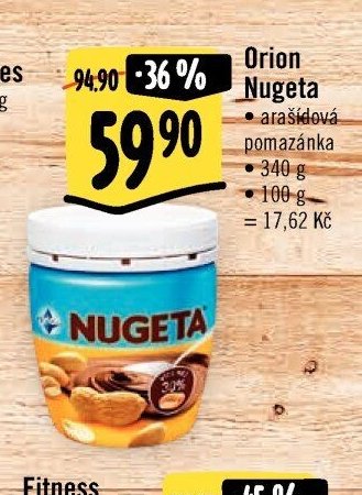 Orion Nugeta arašídová pomazánka
