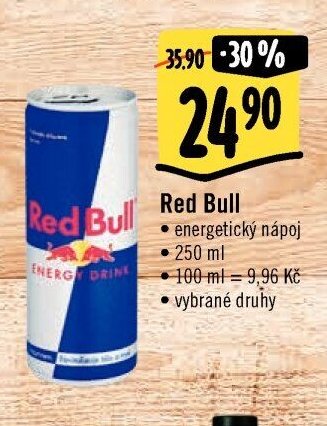 Red Bull energetický nápoj