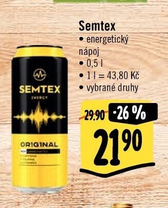 Semtex energetický nápoj