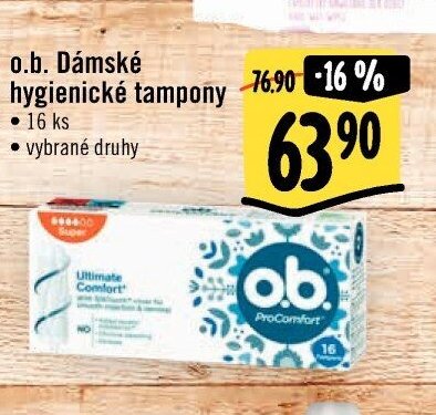 o.b. Dámské hygienické tampony