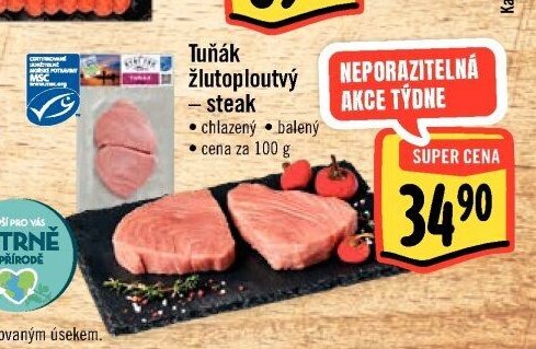 Tuňák žlutoploutvý - steak