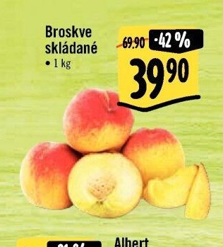 Broskve skládané