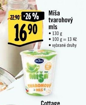 Míša tvarohový mls