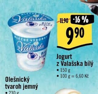 Jogurt z Valašska bílý
