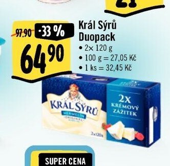 Král Sýrů Duopack