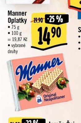 Manner Oplatky