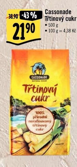 Cassonade Třtinový cukr