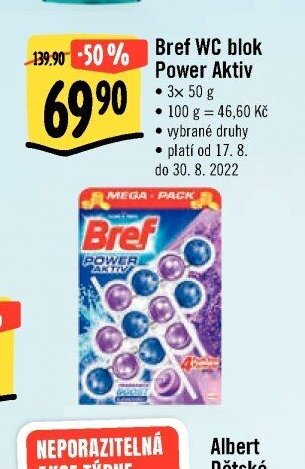 Bref WC blok Power Aktiv