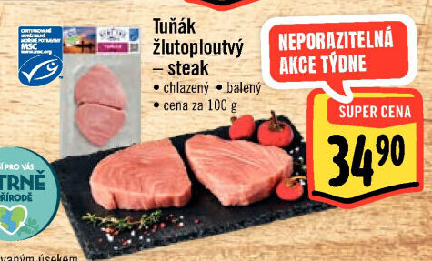 Tuňák žlutoploutvý steak Albert