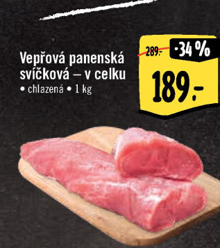 Vepřová panenská svíčková