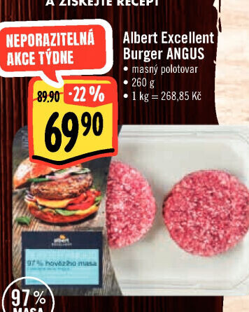 Burger Angus Albert Excellent