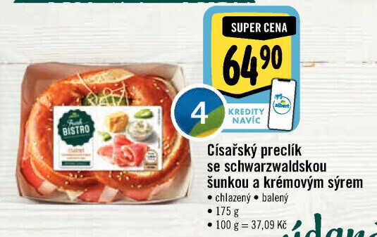 Císařský preclík Albert Fresh Bistro