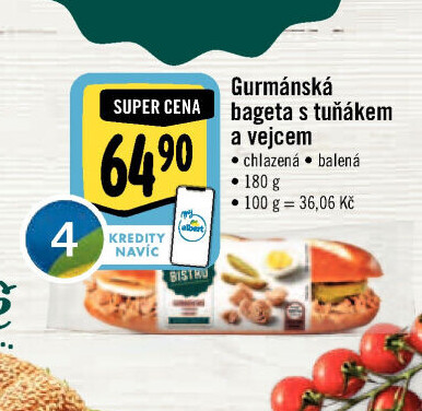 Obložená bageta Albert Fresh Bistro