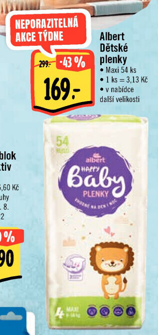 Pleny dětské Albert