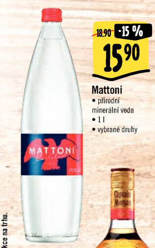 Přírodní voda Mattoni