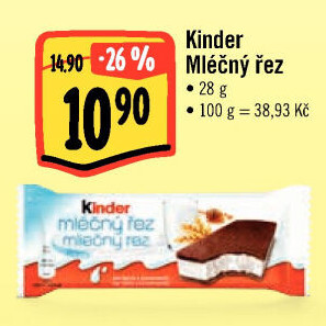 Řez mléčný Kinder