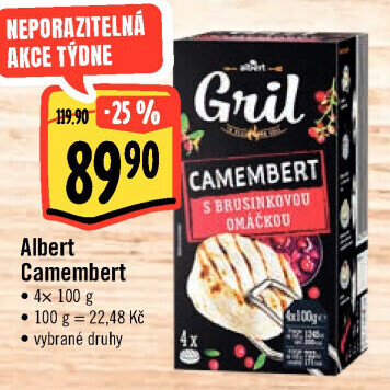 Sýr Camembert na gril Albert Gril