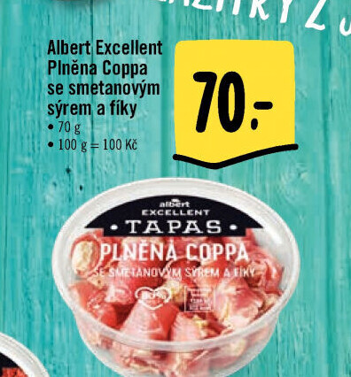Tapas plněné Coppa Albert Excellent
