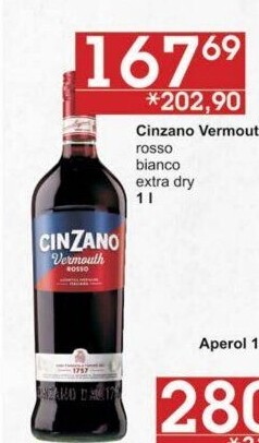 Aperitiv Rosso Cinzano