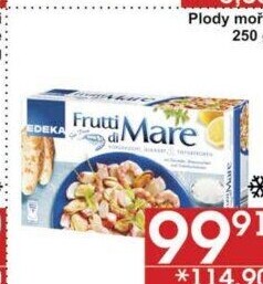 Plody moře mražené Edeka