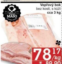 Vepřový bok bez kosti