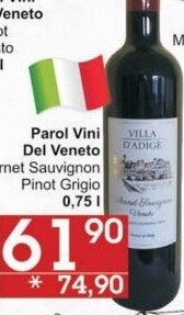 Víno Cabernet Sauvignon Veneto Villa d'