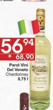 Víno Chardonnay Veneto Villa d'