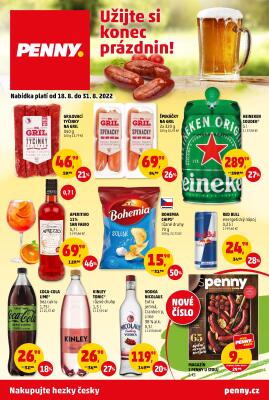 akční leták Penny Market 18.8.2022-31.8.2022