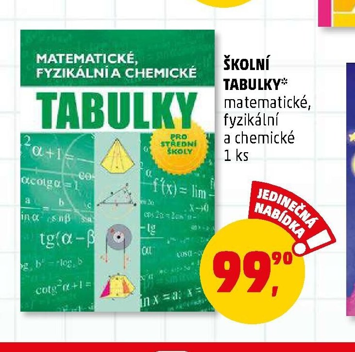 ŠKOLNÍ TABULKY*