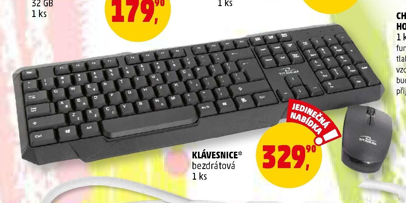 KLÁVESNICE bezdrátová