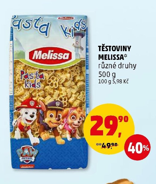 TĚSTOVINY MELISSA 500 g