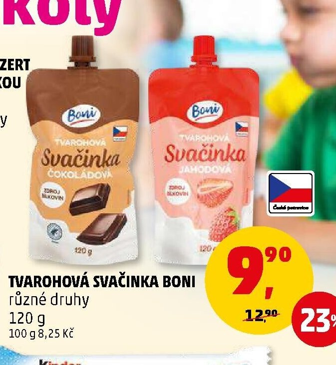Tvarohová svačinka Boni