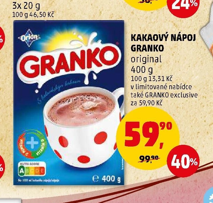 Kakaový nápoj Granko original