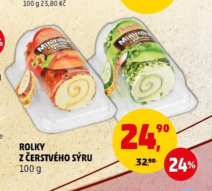 Rolky z čerstvého sýru