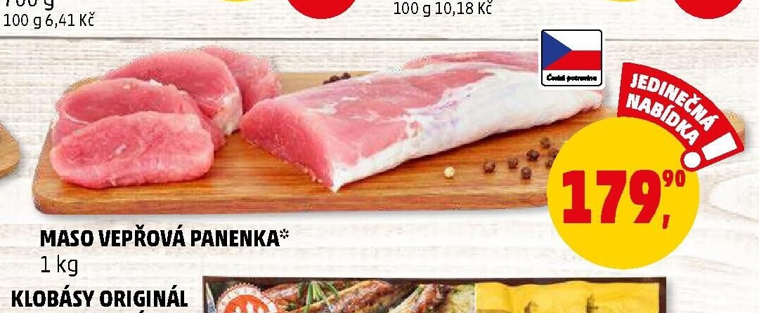 MASO VEPŘOVÁ PANENKA