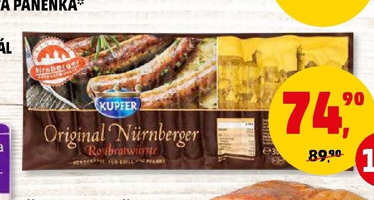 KLOBÁSY ORIGINÁL NORIMBERSKÉ