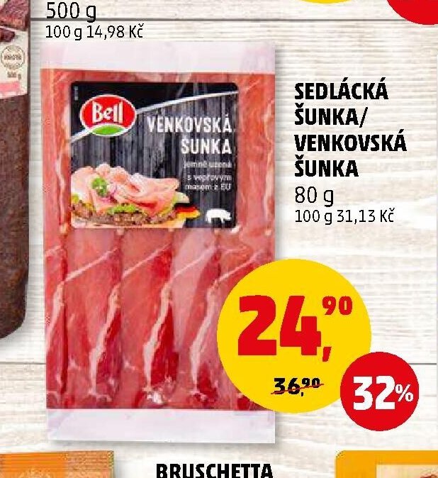 SEDLÁCKÁ ŠUNKA / VENKOVSKÁ ŠUNKA
