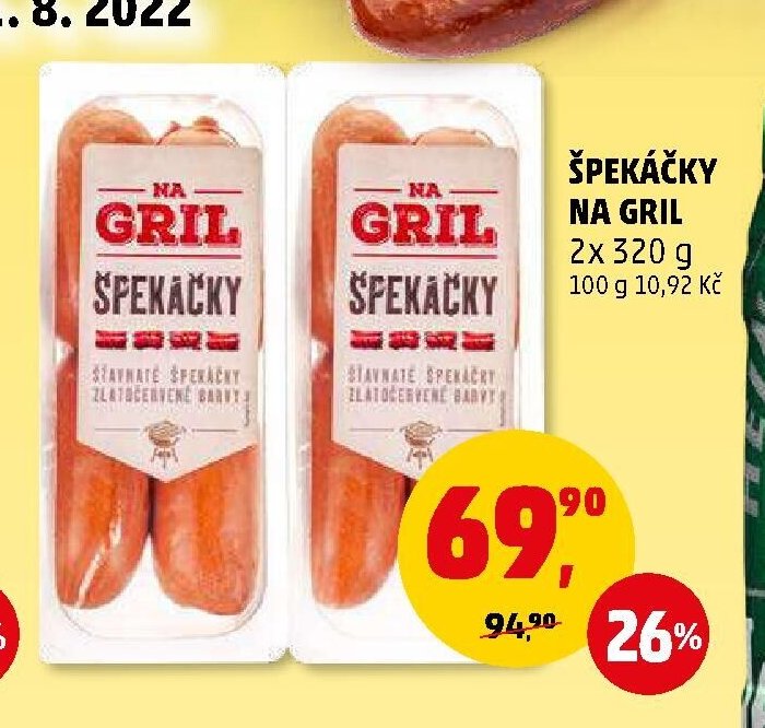 Špekáčky na gril