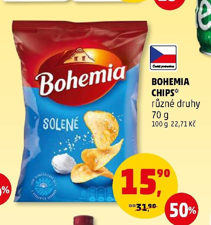 Bohemia Chips různé druhy
