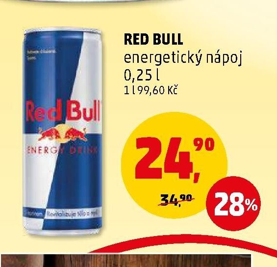 Red Bull energetický nápoj