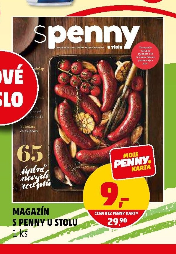 Magazín S Penny u stolu