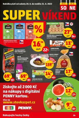 akční leták Penny Market 18.8.2022-24.8.2022
