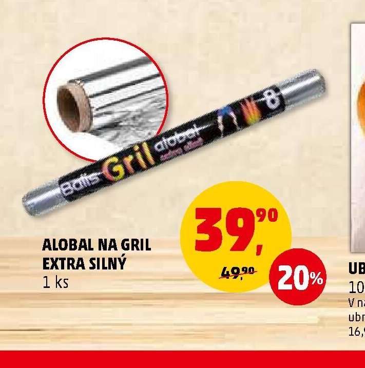 Alobal na gril extra silný
