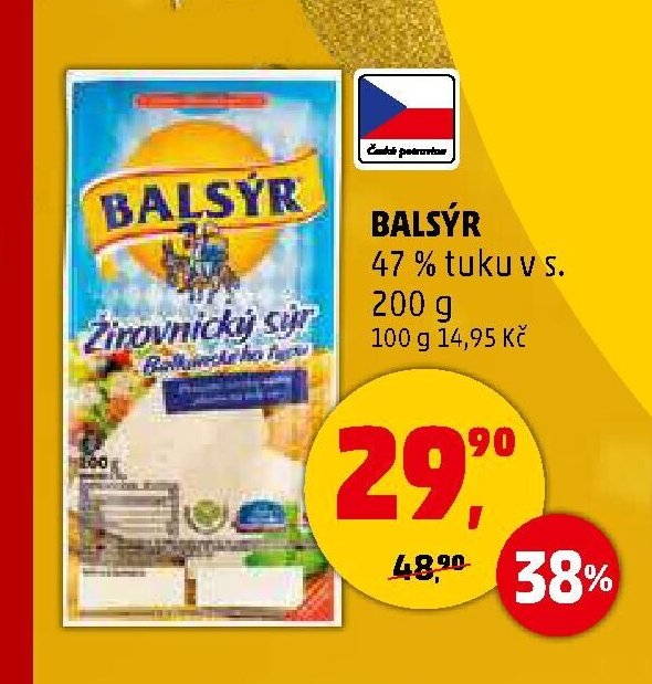BALSÝR 47% tuku v s. 200 g