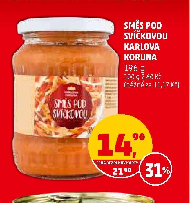 SMĚS POD SVÍČKOVOU KARLOVA KORUNA 196 g