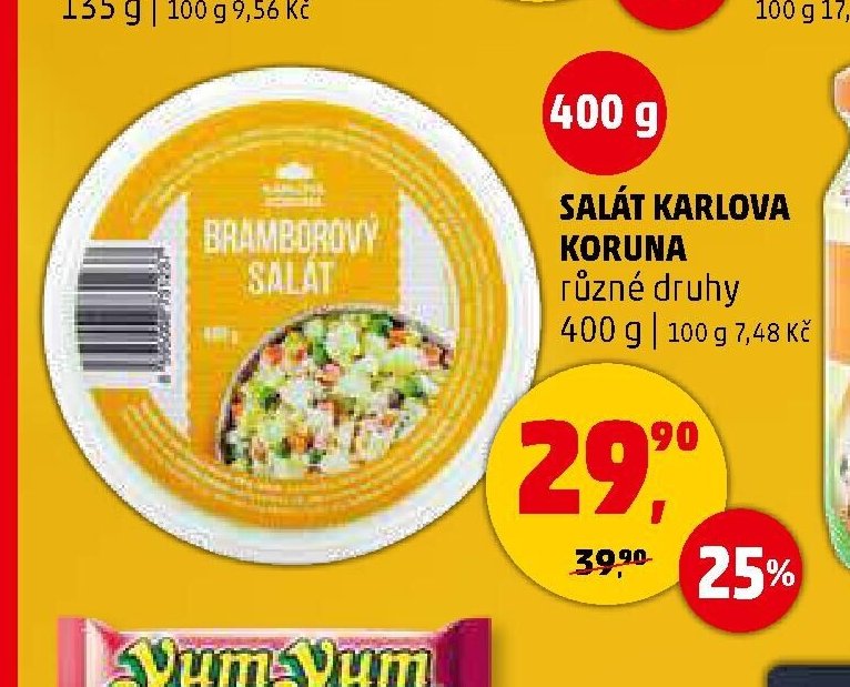 SALÁT KARLOVA KORUNA různé druhy 400 g