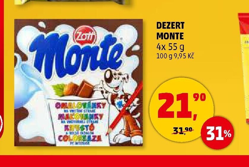 DEZERT MONTE 4x 55 g