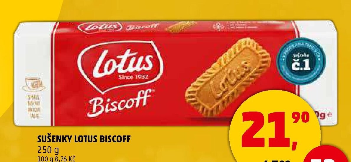 SUŠENKY LOTUS BISCOFF