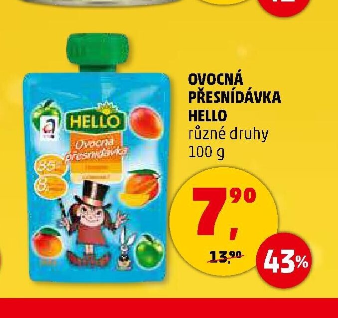 OVOCNÁ PŘESNÍDÁVKA HELLO